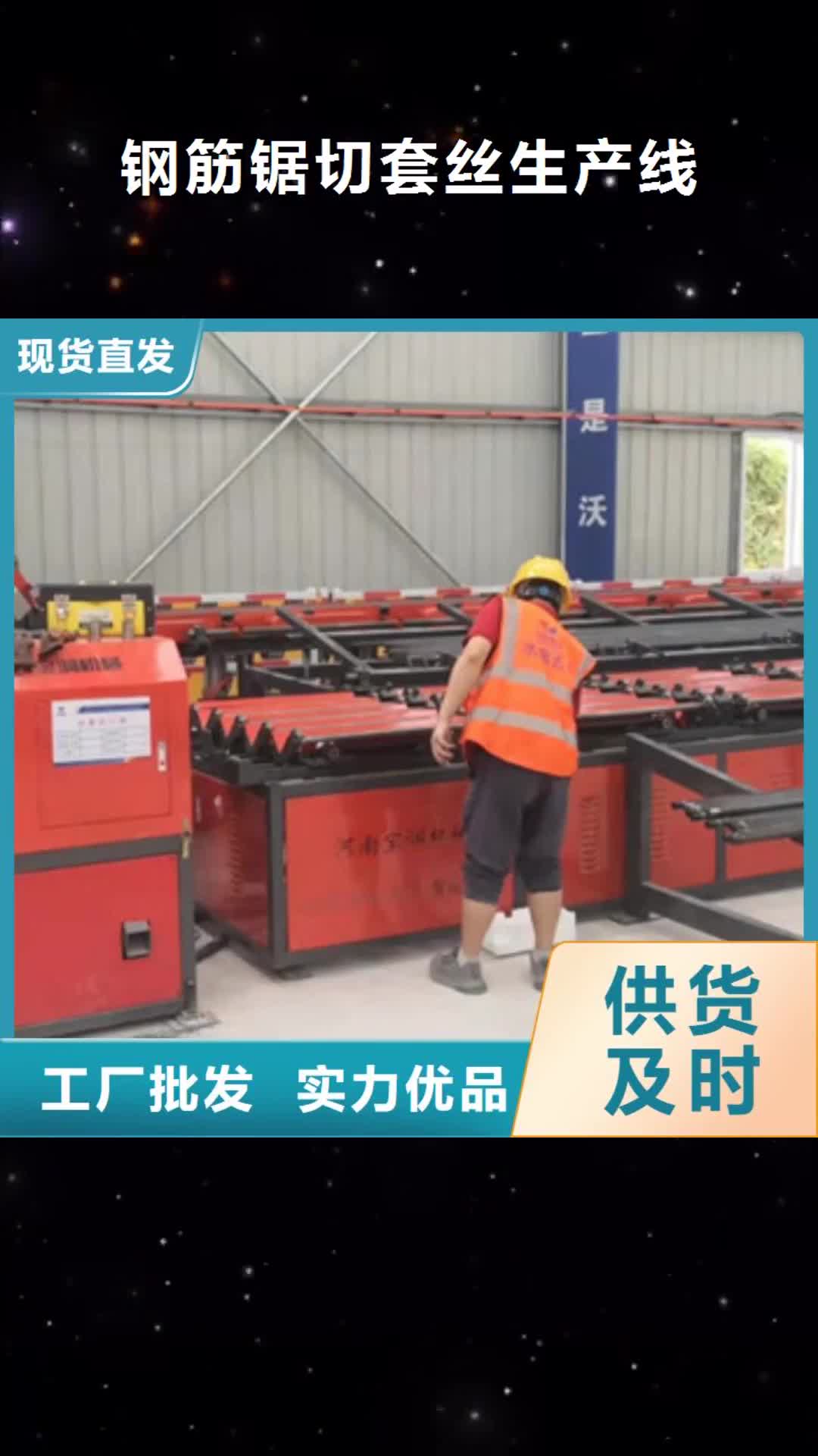 【蚌埠 钢筋锯切套丝生产线_数控钢筋锯切套丝生产厂家直销】