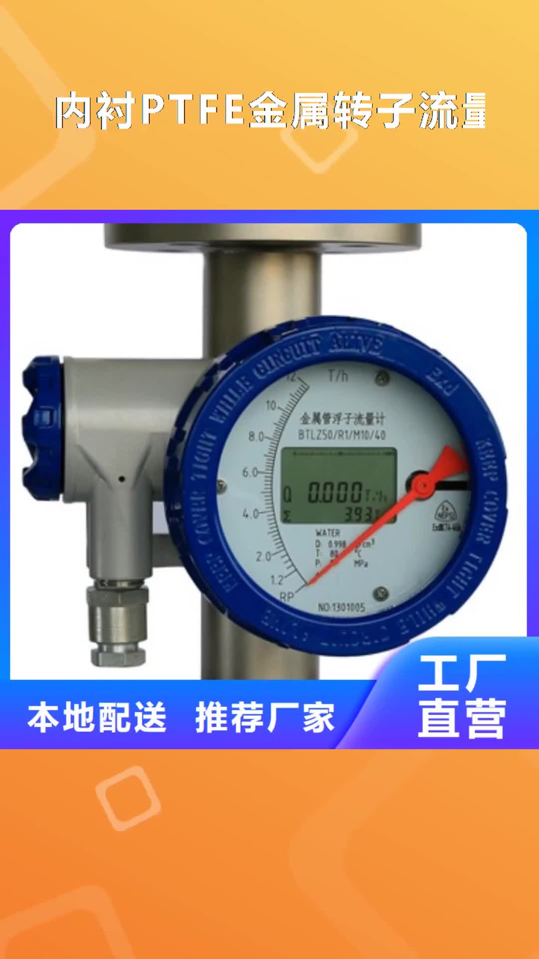 宜宾 内衬PTFE金属转子流量计【红外测温传感器】敢与同行比价格