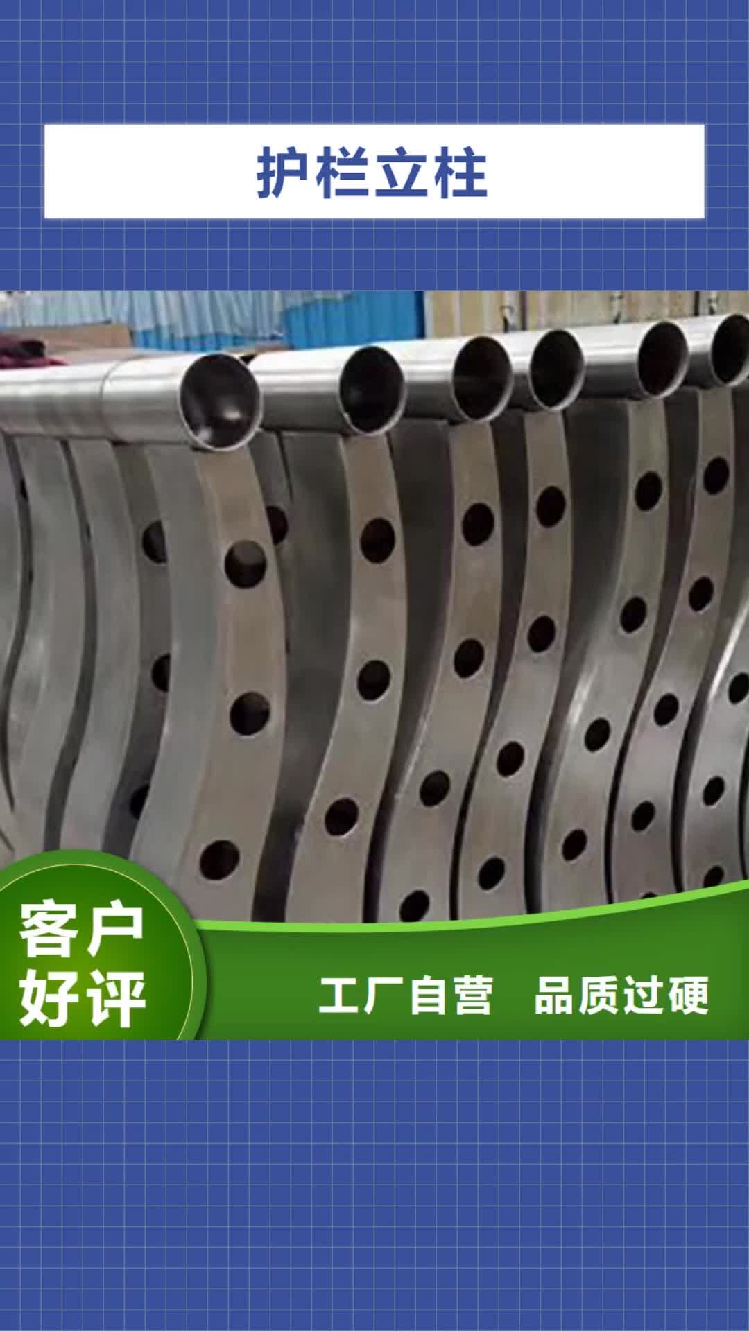 【酒泉 护栏立柱牛角立柱护栏性能稳定】