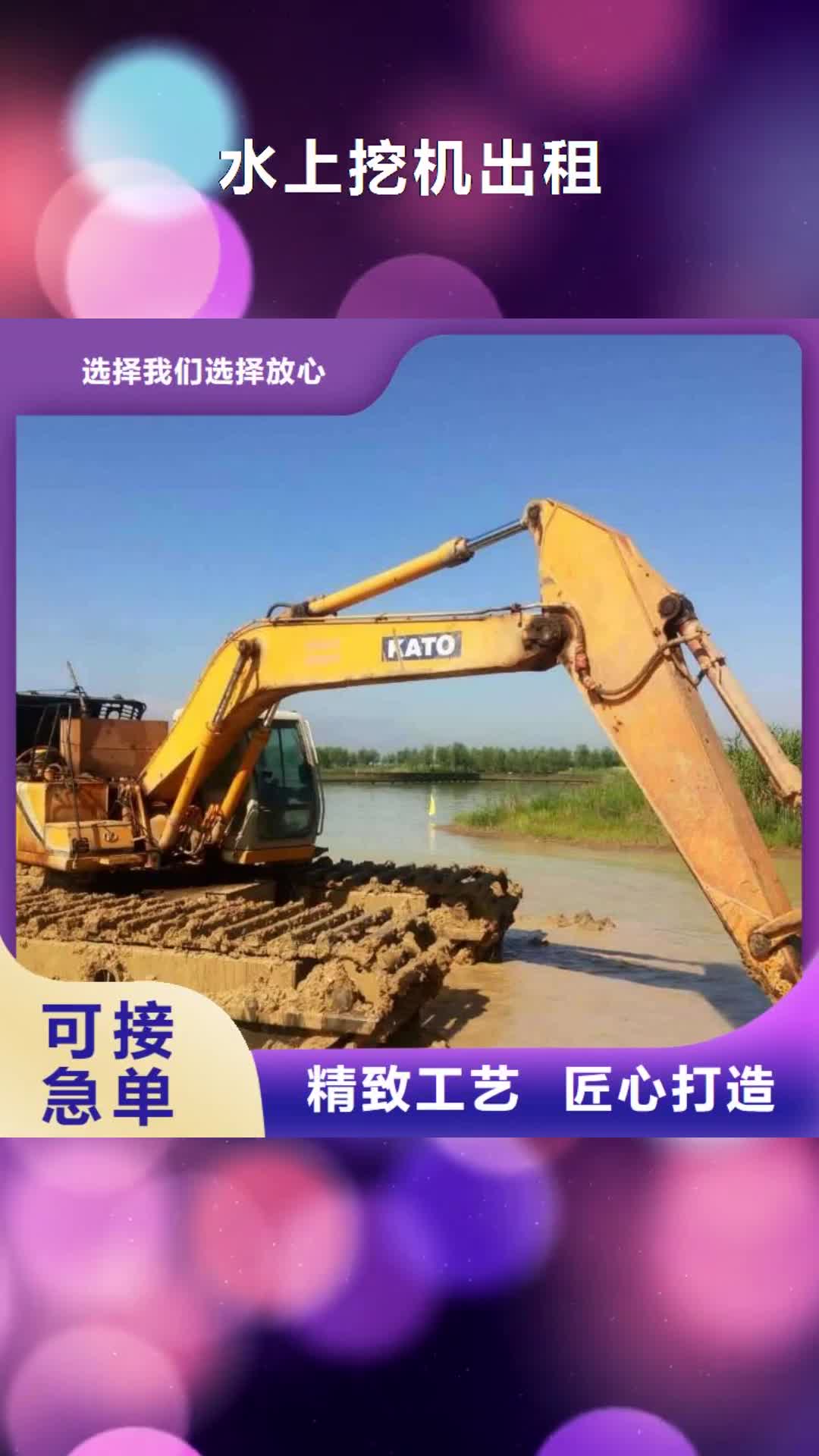 【丽江 水上挖机出租,水下挖掘机租赁物流配货上门】