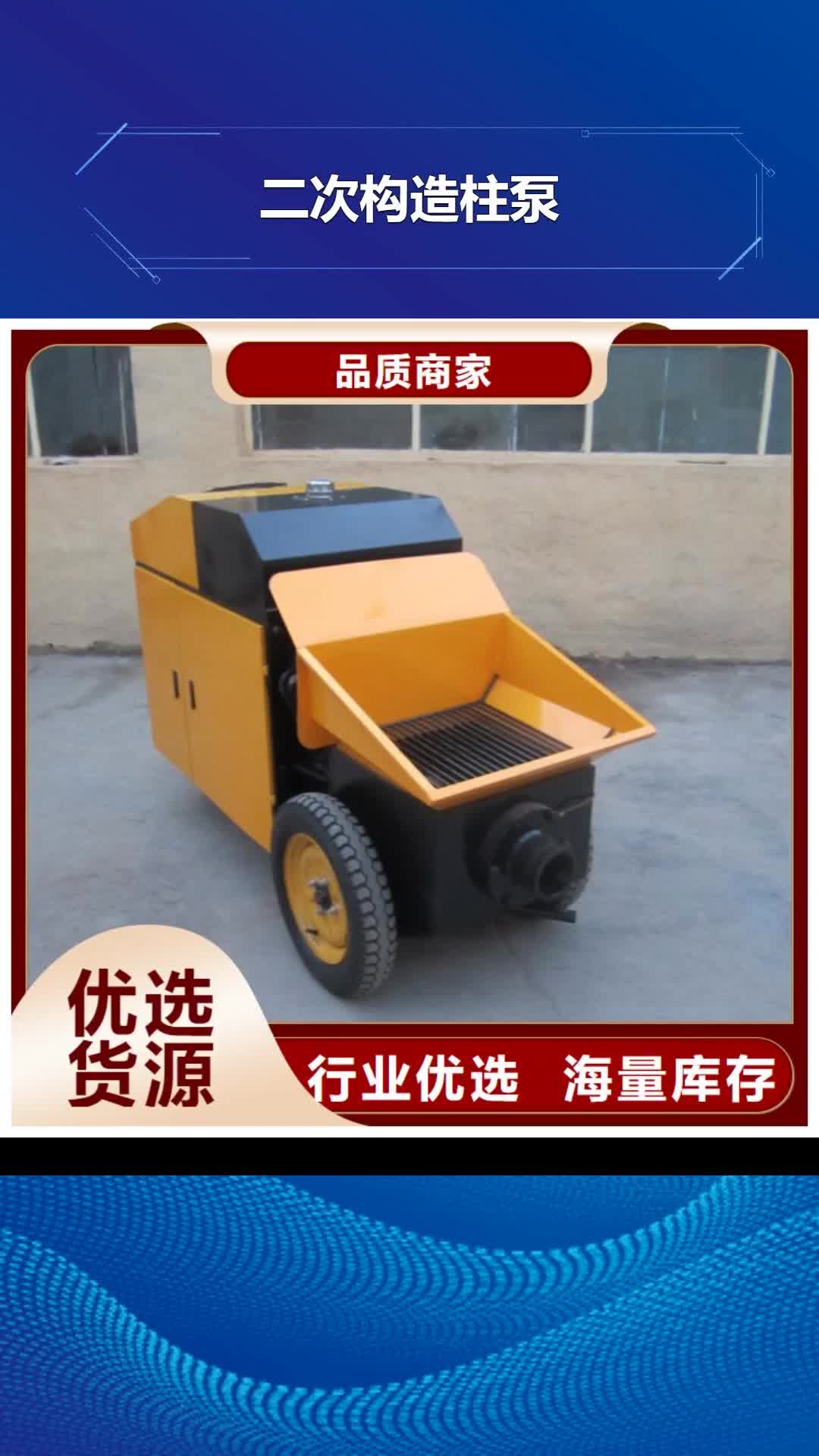 【淮北 二次构造柱泵_墙面拉毛机好产品价格低】