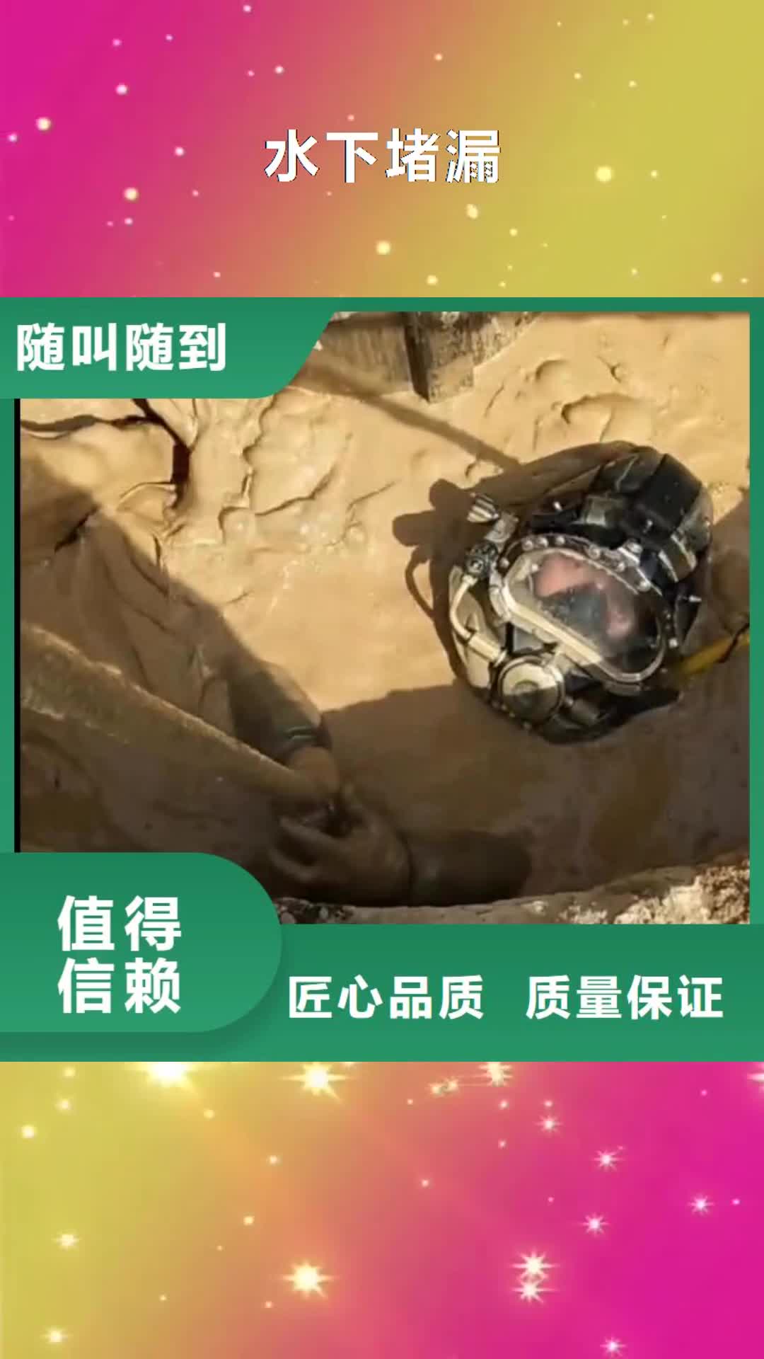 【黄南 水下堵漏,水下管道拆墙放心】