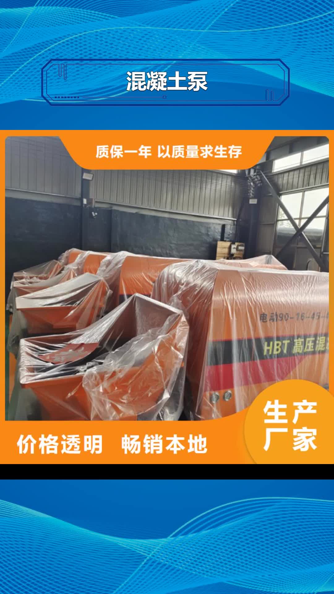 郴州【混凝土泵】 二次结构柱泵厂家直营