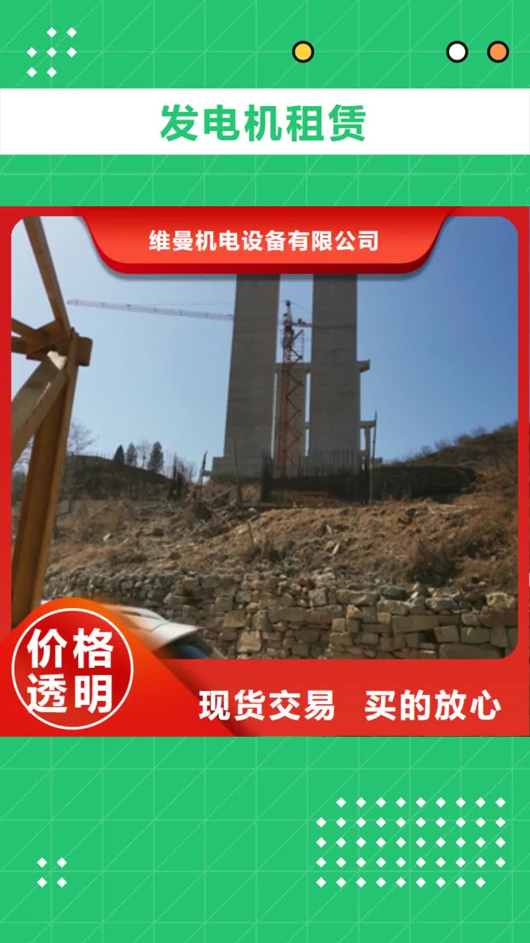 红河发电机租赁【100kw发电机租赁】生产安装