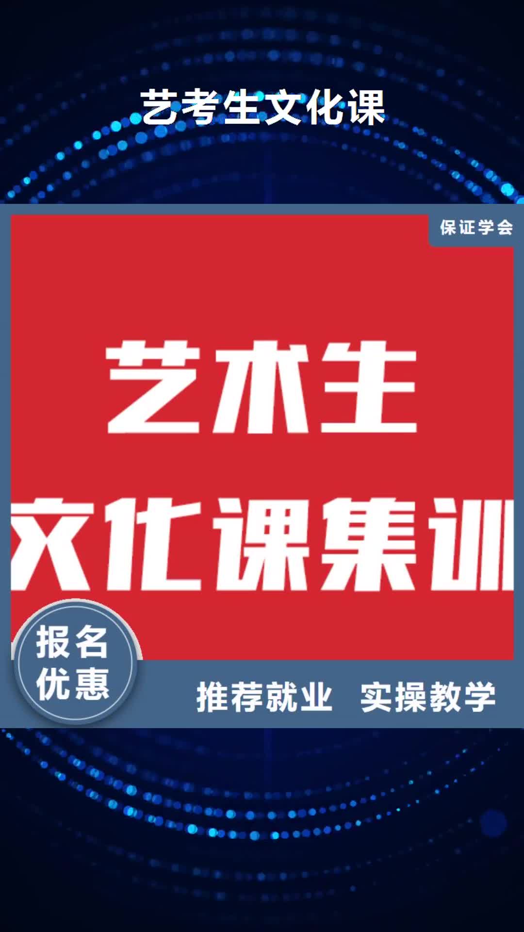 【乌鲁木齐 艺考生文化课指导就业】