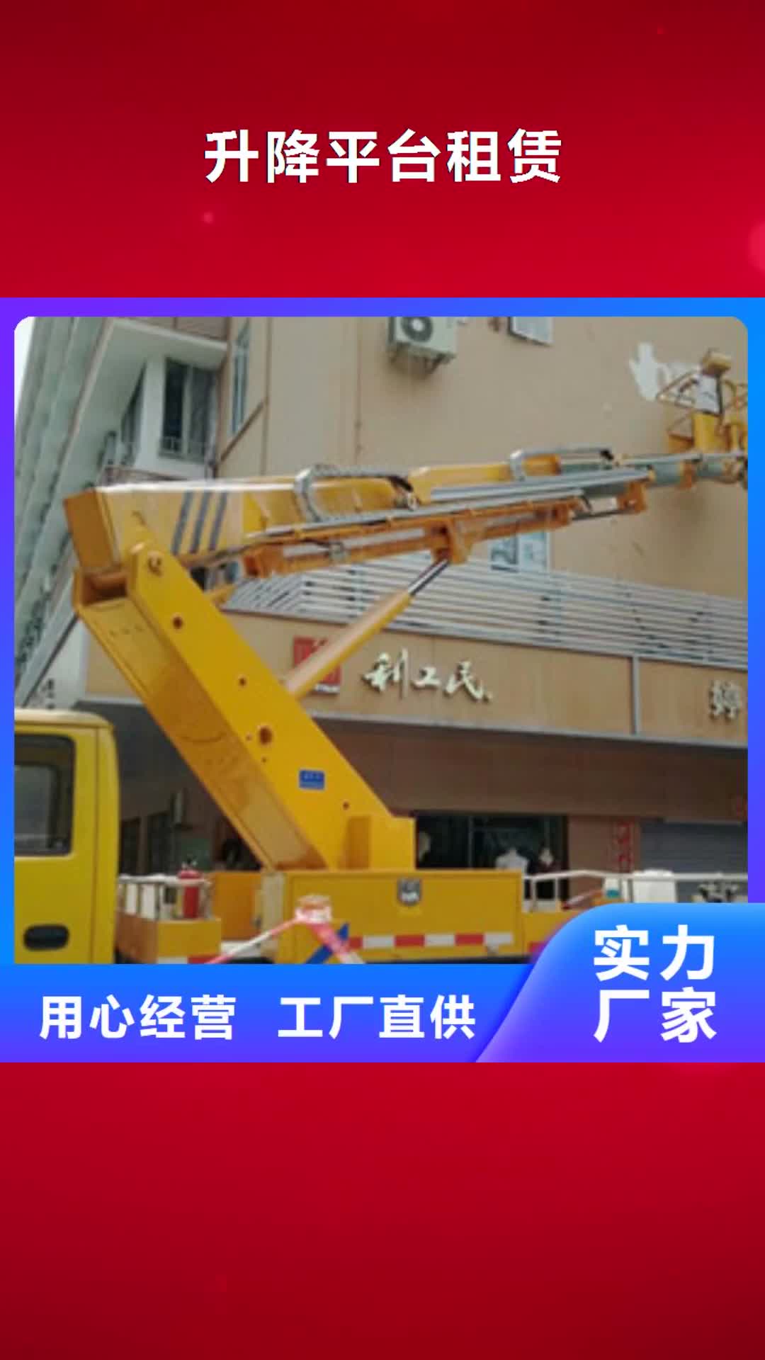 济宁 升降平台租赁源厂直接供货